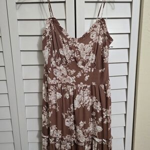 Floral Tiered Maxi Dress